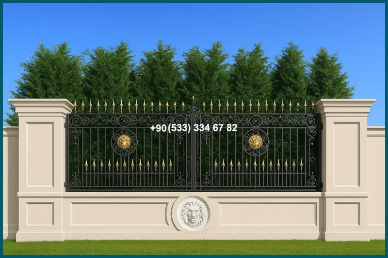 BAHÇE KORKULUKLARI-FERFORJE BAHÇE KORKULUKLARI-DUVAR KORKULUKLARI-DEMİR KORKULUKLARI