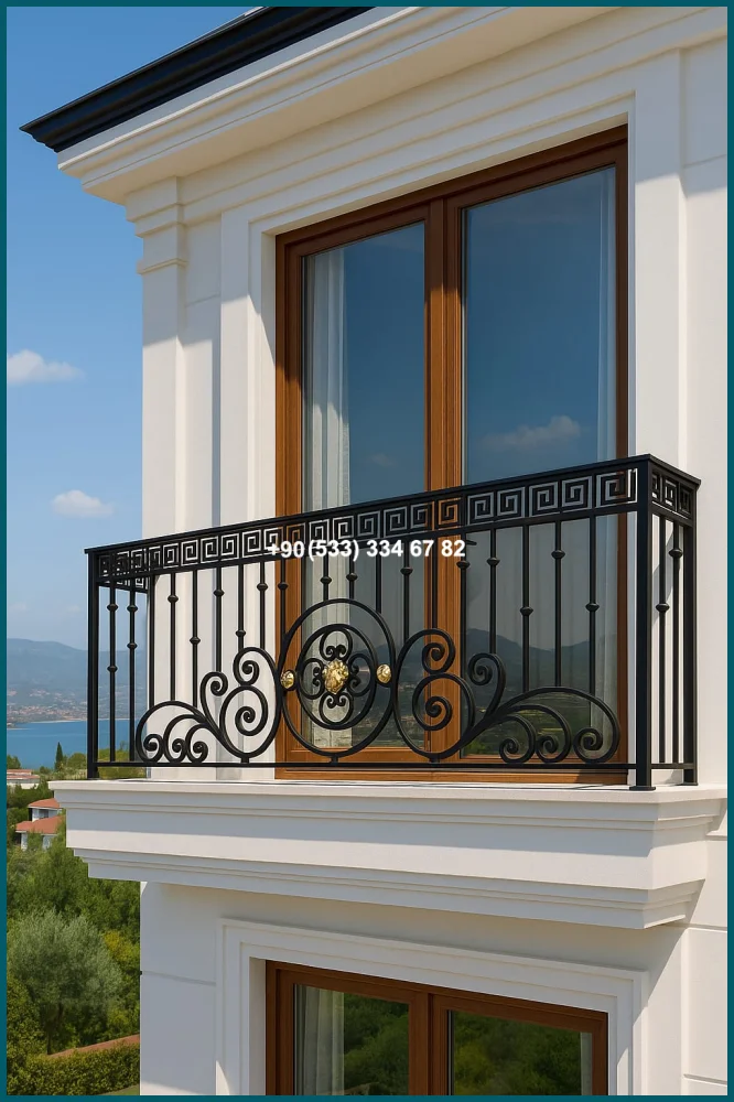 BALKON KORKULUK MODELLERİ-BALKON KORKULUK ÇEŞİTLERİ- FERFORJE BALKON KORKULUK