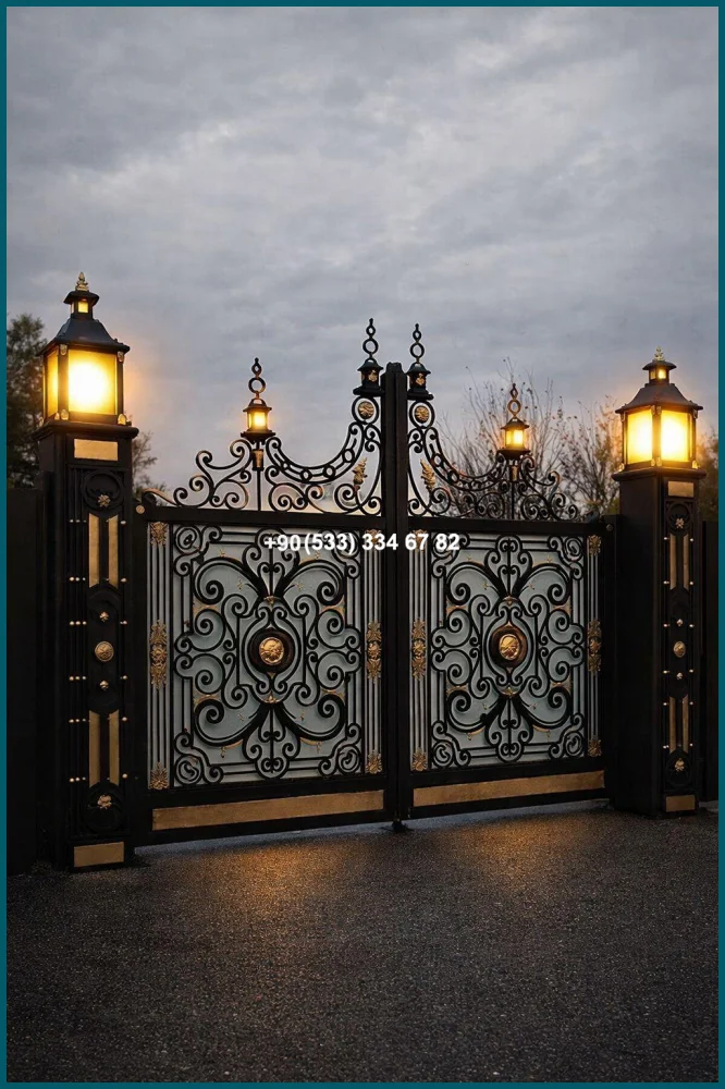VİLLA KAPILARI-FERFORJE VİLLA KAPILAR-VİLLA GİRİŞ KAPILAR ist19152