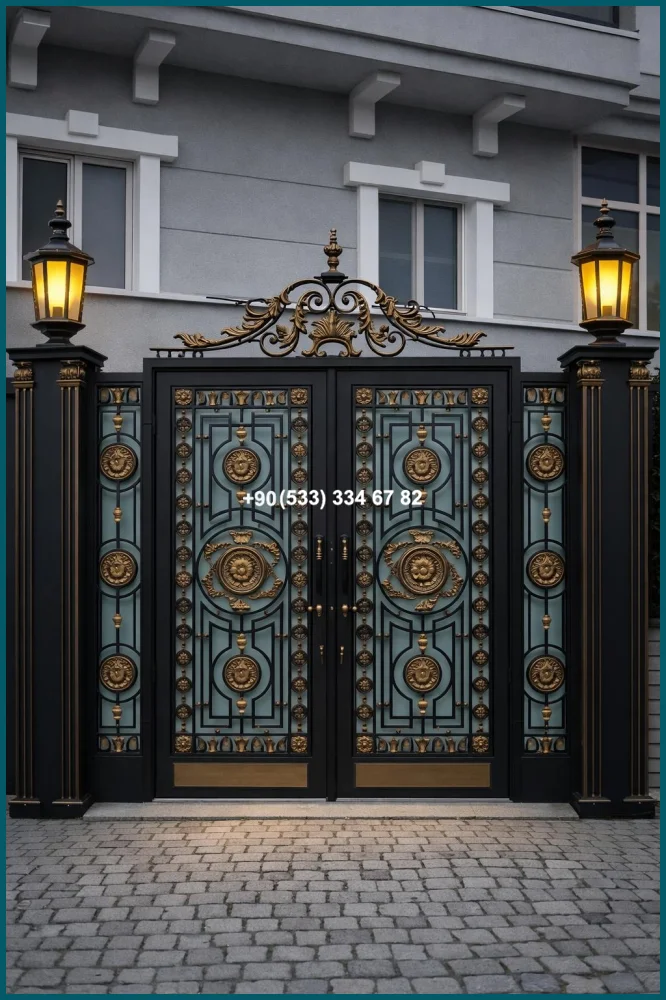 VİLLA KAPILARI-FERFORJE VİLLA KAPILAR-VİLLA GİRİŞ KAPILAR ist19161