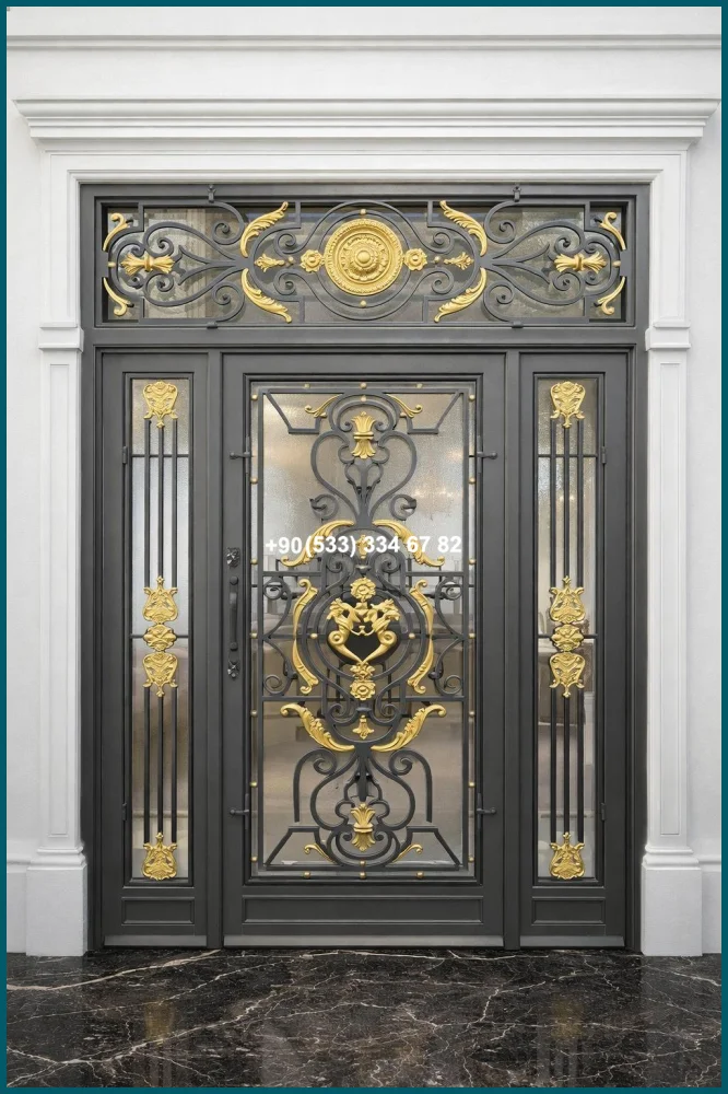 VİLLA KAPILARI-FERFORJE VİLLA KAPILAR-VİLLA GİRİŞ KAPILAR ist19162